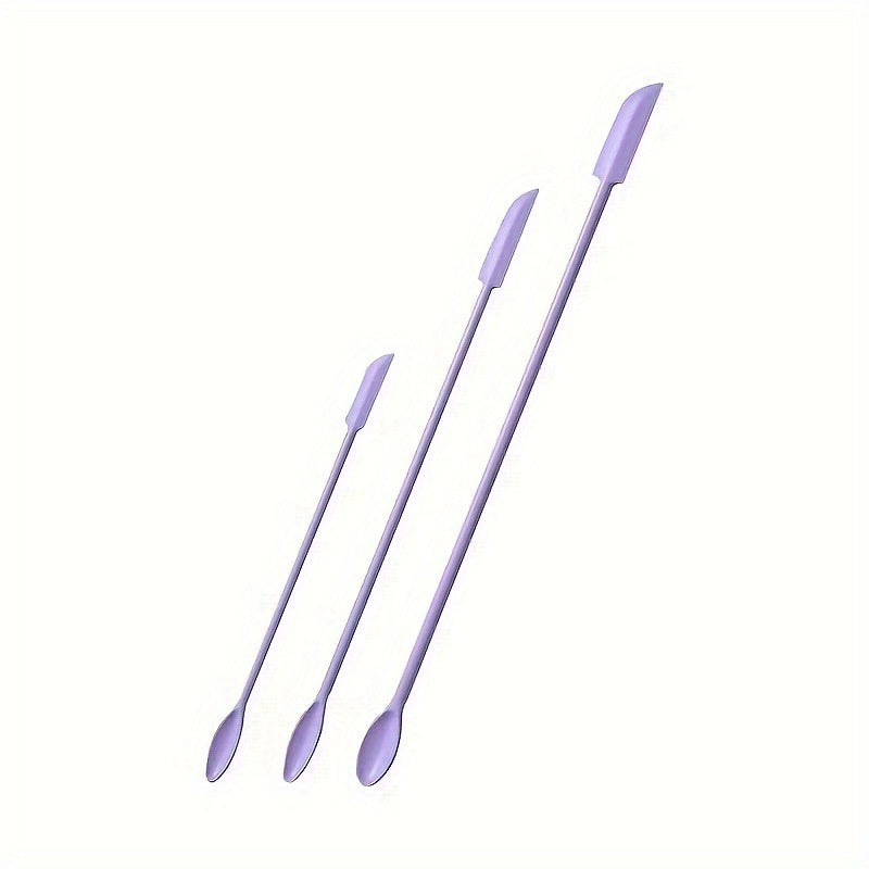 Mini Silicone Spatula for Resin Mixing Reusable Tiny Thin Jar Scraper