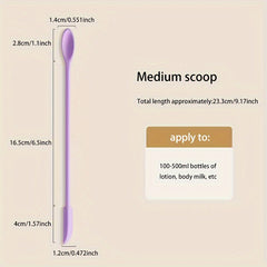 Mini Silicone Spatula for Resin Mixing Reusable Tiny Thin Jar Scraper