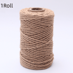 3 Rolls 99ft Jute Rope Jute Twine String Hemp Cord for DIY Craft Artworks