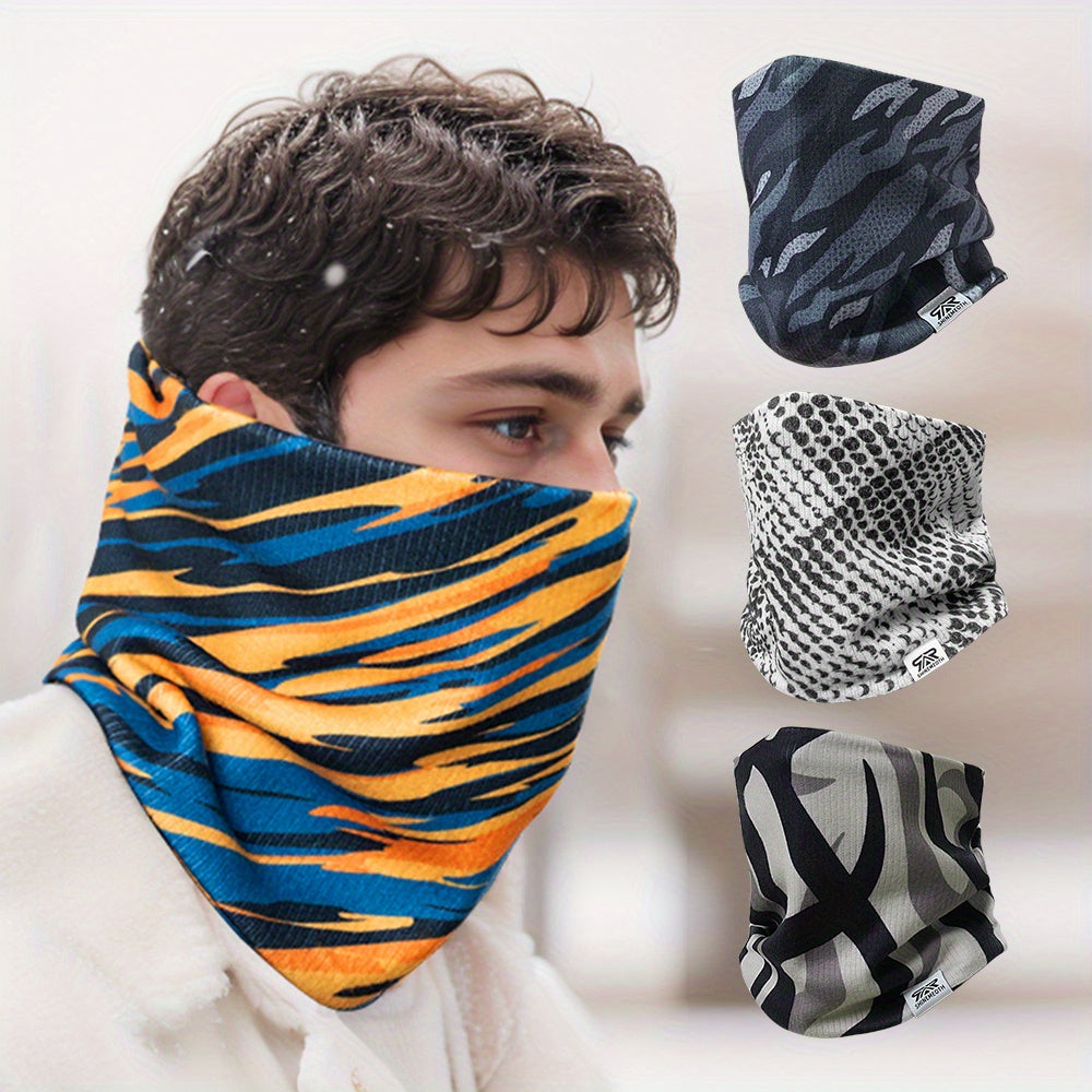 Knit Windproof Neck Warmer Gaiter Cold Weather Scarf