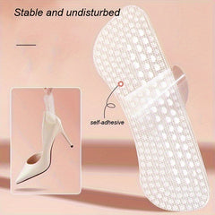 2pcs Silicone Heel Stickers Anti Slip Heel Cushions