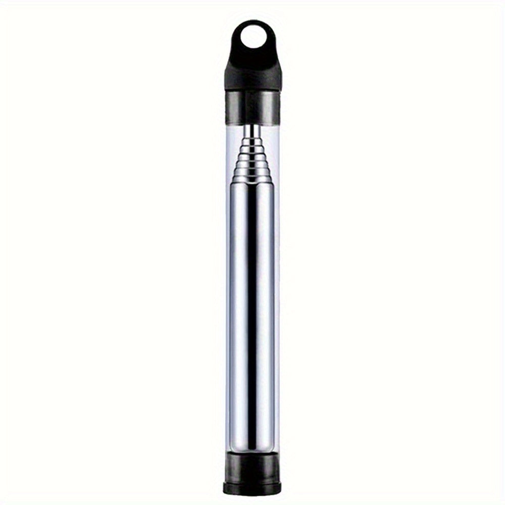 Retractable Stainless Steel Fire Blow Tube for Outdoor Camping
