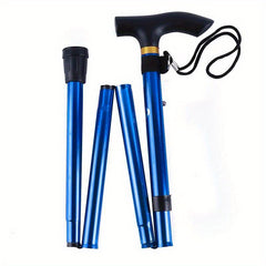 Telescopic Trekking Pole Folding Cane Crutch for Outdoor Camping Hiking