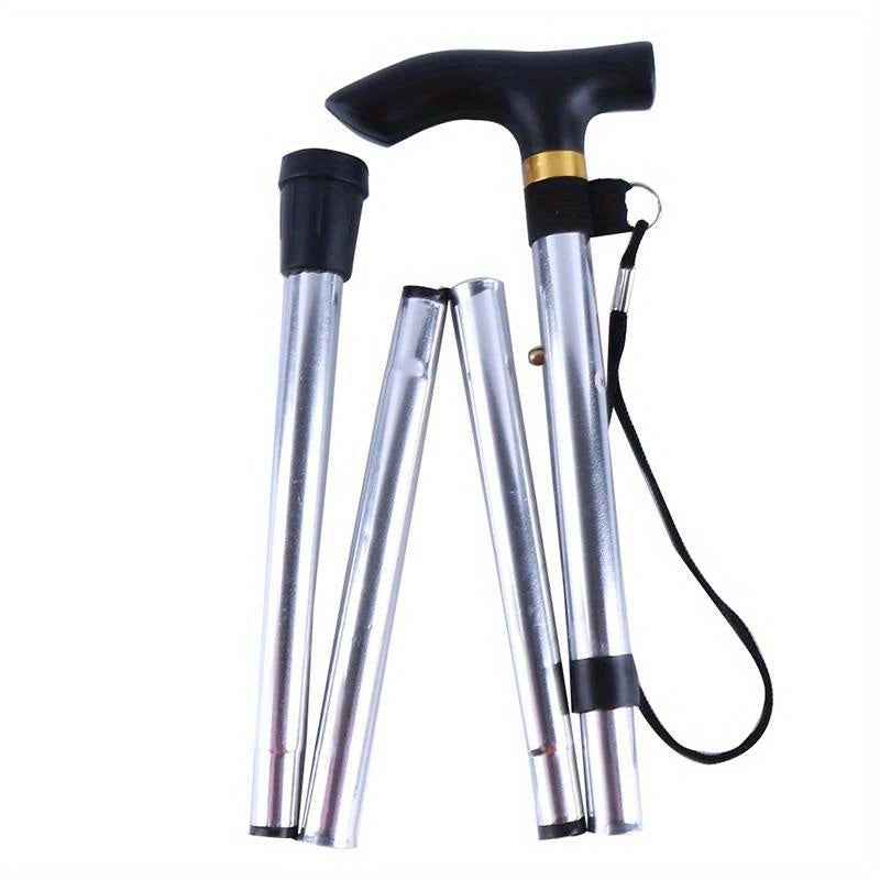 Telescopic Trekking Pole Folding Cane Crutch for Outdoor Camping Hiking