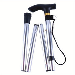 Telescopic Trekking Pole Folding Cane Crutch for Outdoor Camping Hiking
