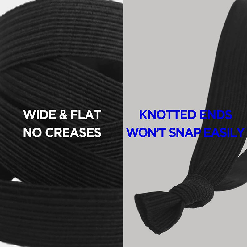 Elastic Knotted Hairband Solid Hair Rope