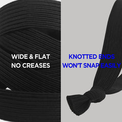 Elastic Knotted Hairband Solid Hair Rope