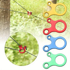2pcs Fast Knot Aluminum Alloy Tent Rope Fastener