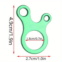2pcs Fast Knot Aluminum Alloy Tent Rope Fastener