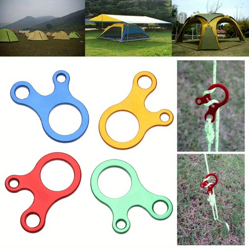 2pcs Fast Knot Aluminum Alloy Tent Rope Fastener