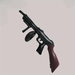 Inflatable Gun Props & Money Bag Pouch Set for Party Decorating
