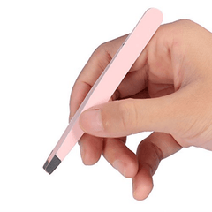 Stainless Steel Eyebrow Tweezers Makeup Tool Hair Removal