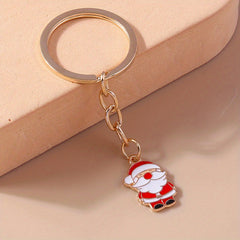 1pc Christmas Series Keychain Backpack Purse Decoration Accessories