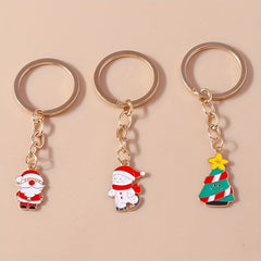 1pc Christmas Series Keychain Backpack Purse Decoration Accessories