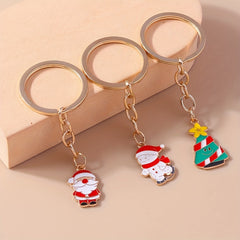 1pc Christmas Series Keychain Backpack Purse Decoration Accessories