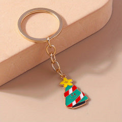 1pc Christmas Series Keychain Backpack Purse Decoration Accessories