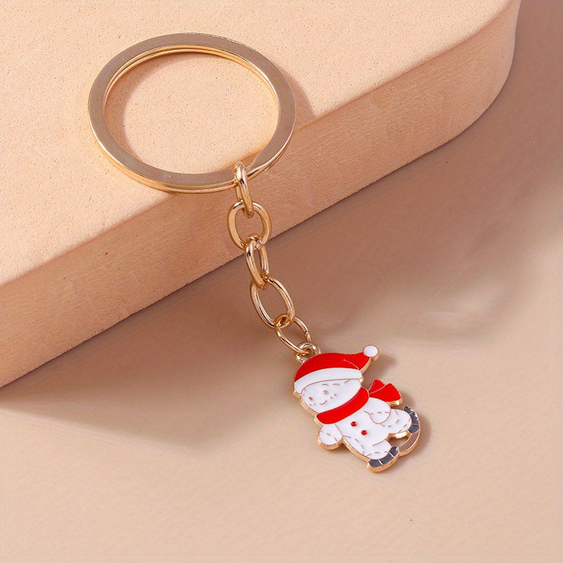 1pc Christmas Series Keychain Backpack Purse Decoration Accessories