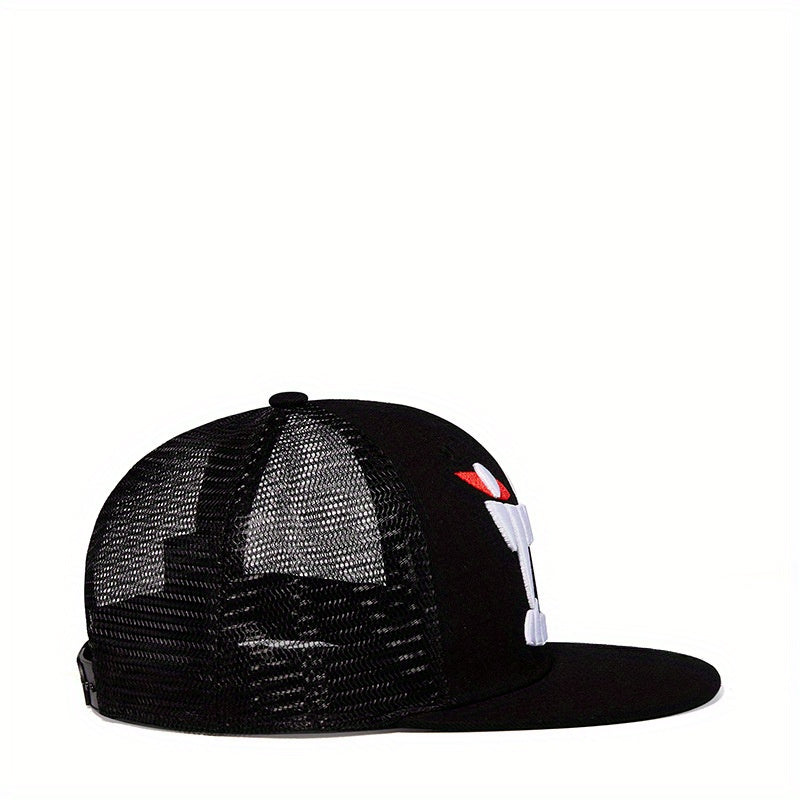 Hip Hop Hat Outdoor Snapback Cap For Men Mesh Trucker Baseball Cap