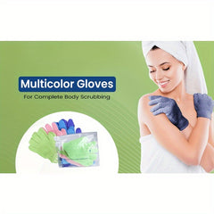 5 Pairs Exfoliating Bath Gloves for Shower