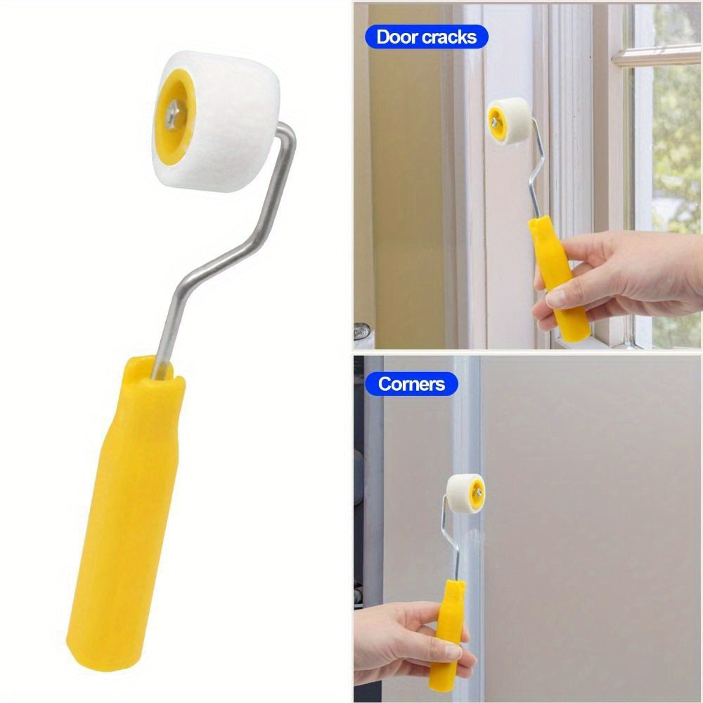 2pcs 4.5 Inch Mini Paint Rollers Wool Brushes