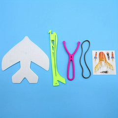 Light Up Elastic Airplane Toys Flash Fly Whirl Airplane Toys
