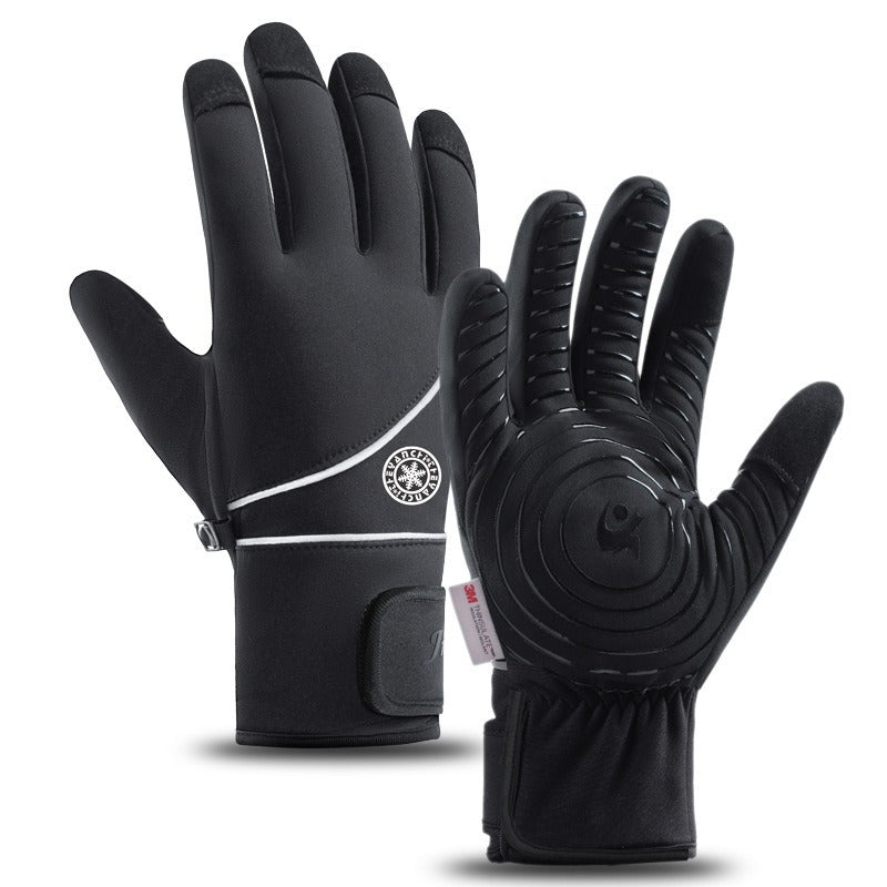 Ski Cycling Gloves Winter Waterproof Coldproof Touch Screen Non slip Gloves