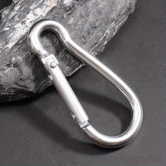 9pcs Gourd Shaped Carabiner Keychain Aluminum Alloy Backpack Hanging Buckle