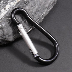 9pcs Gourd Shaped Carabiner Keychain Aluminum Alloy Backpack Hanging Buckle