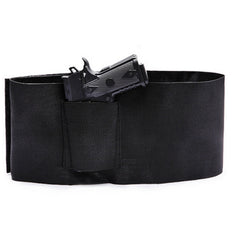 Outdoor Invisible Elastic Waist Holster Belly Leather Case - Hidden Carry