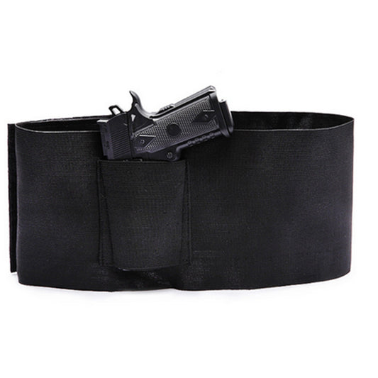 Outdoor Invisible Elastic Waist Holster Belly Leather Case - Hidden Carry
