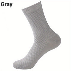 Men's Bamboo Fiber Dress Ankle Socks