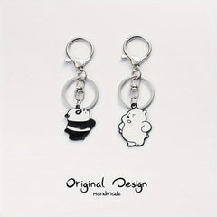 Cute Panda Keychain Cartoon Bear Key Chain Pendant