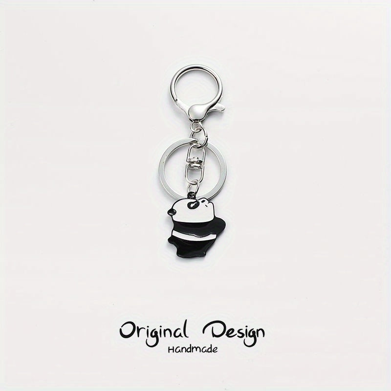 Cute Panda Keychain Cartoon Bear Key Chain Pendant