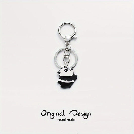 Cute Panda Keychain Cartoon Bear Key Chain Pendant