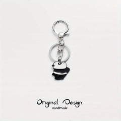 Cute Panda Keychain Cartoon Bear Key Chain Pendant