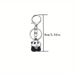 Cute Panda Keychain Cartoon Bear Key Chain Pendant