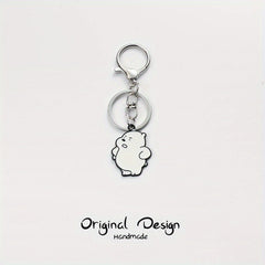 Cute Panda Keychain Cartoon Bear Key Chain Pendant