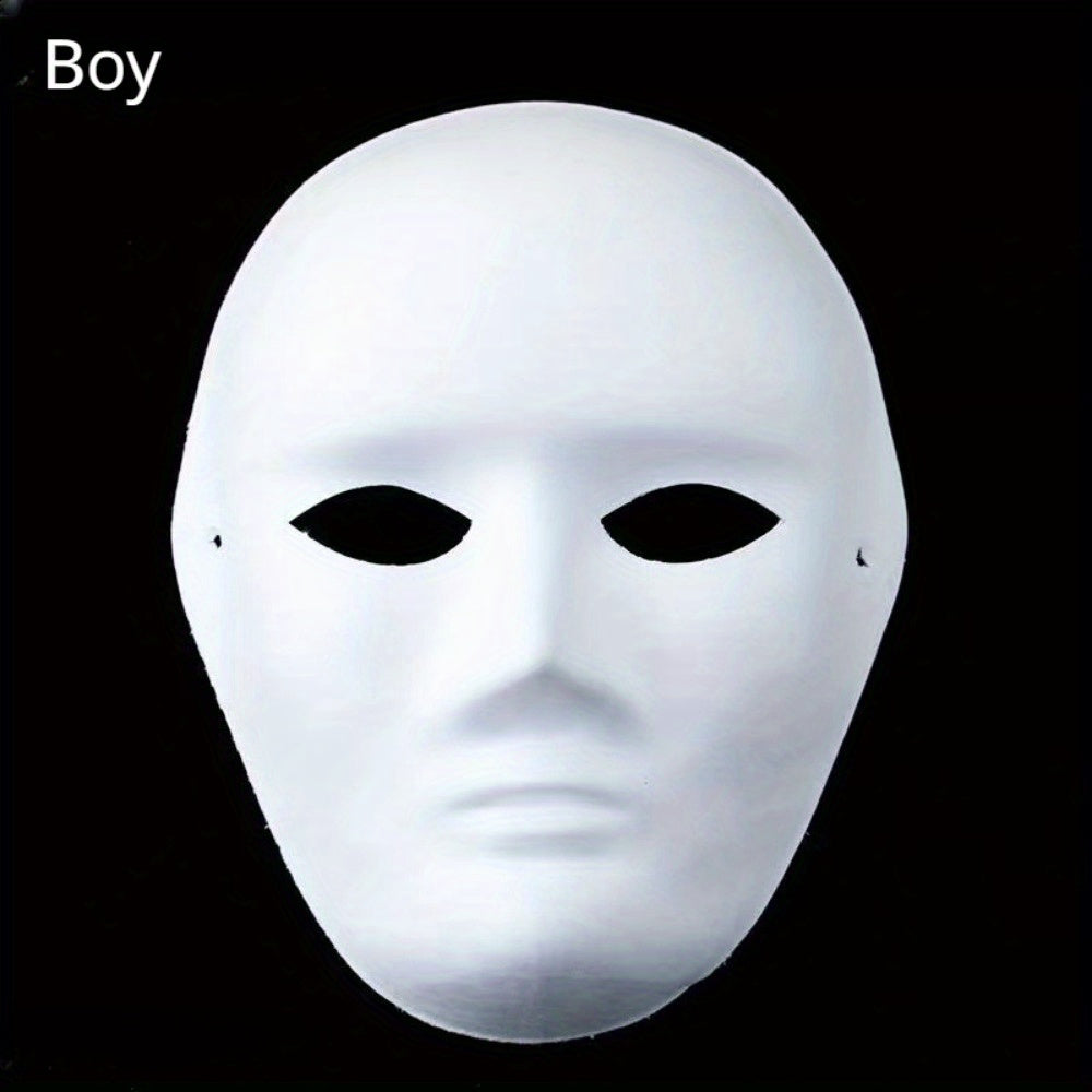 10pcs DIY Full Face Masks Paintable Paper Mask DIY Mask