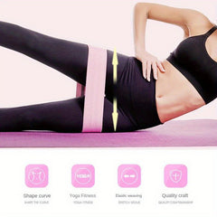 3pcs Non Slip Yoga Resistance Bands for Fitness Stretching Rope Workout