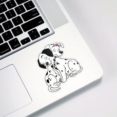 50pcs Dog Stickers Luggage Skateboard Water Cup Car Decor Notebook Spotted