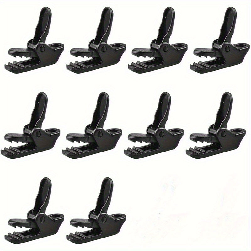 10pcs Tent Tarp Clips Heavy Duty Camping Equipment