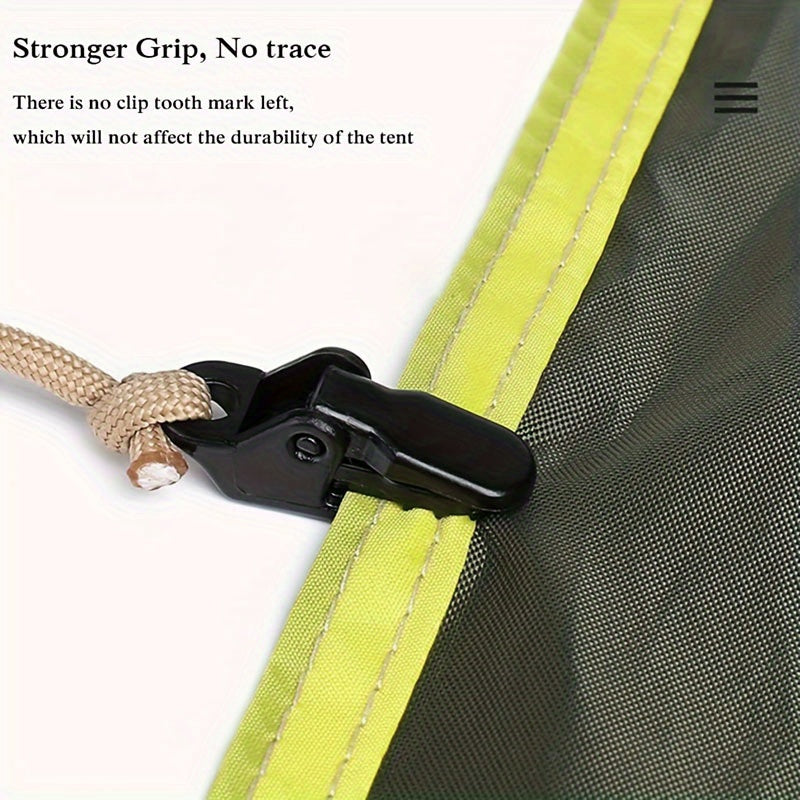 10pcs Tent Tarp Clips Heavy Duty Camping Equipment