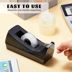 Desktop Tape Dispenser Transparent Tapes Office Home School