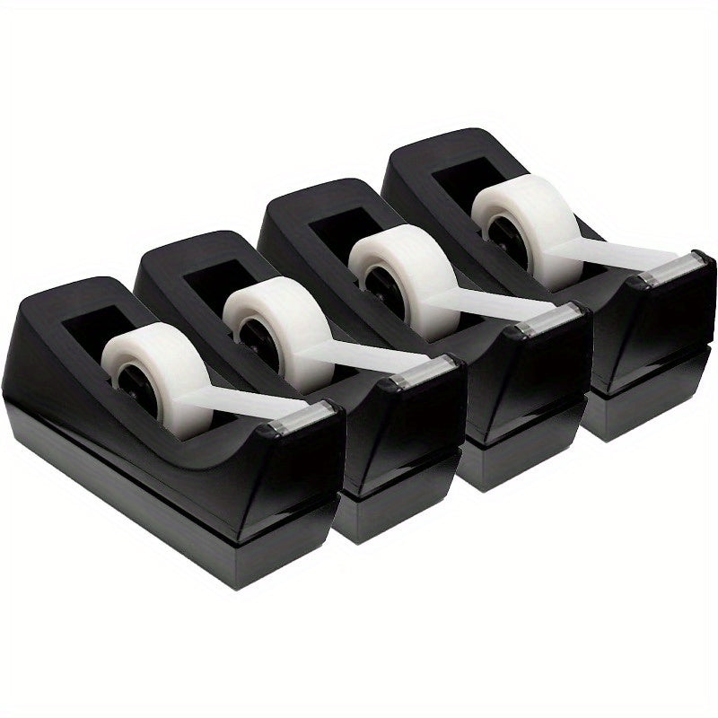 Desktop Tape Dispenser Transparent Tapes Office Home School