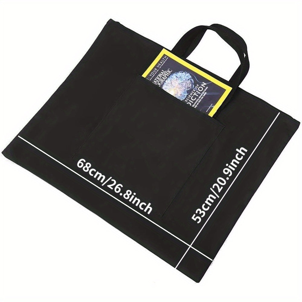 Canvas Art Portfolio Carry Bag Zippered Artist Portfolios Case