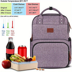 MATEIN Laptop Backpack w/ Lunch Box Women Backpacks