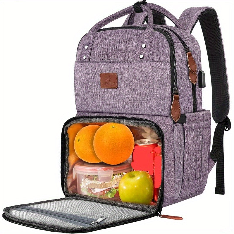MATEIN Laptop Backpack w/ Lunch Box Women Backpacks