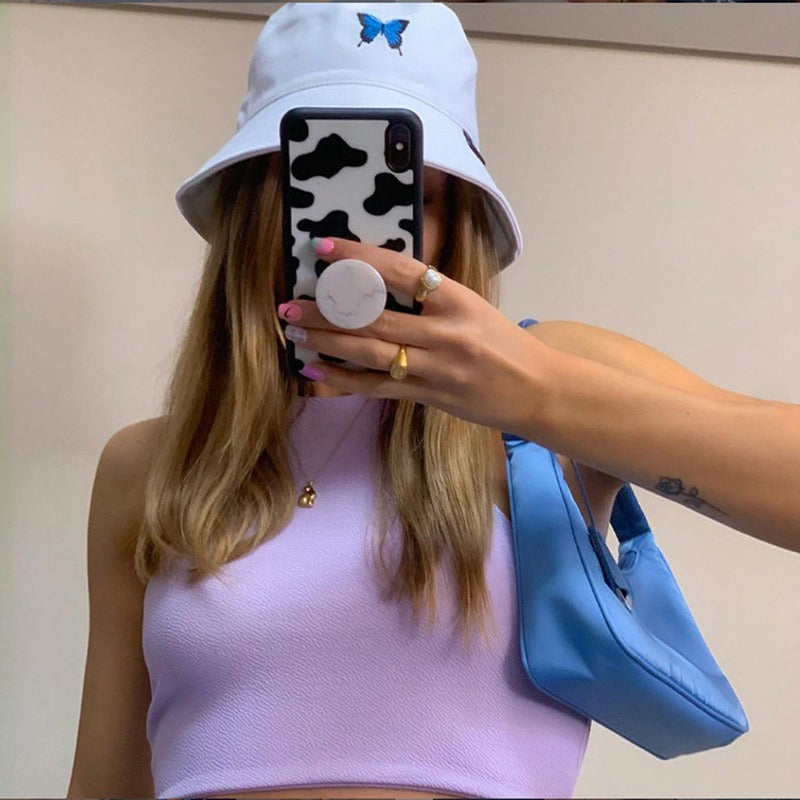 Butterfly Fisherman Hat Sun Bucket Hat