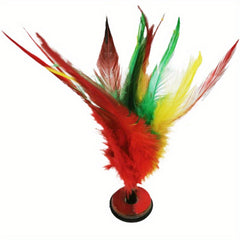 10pcs Colorful Feather Jianzi Toy for Hand-foot Training