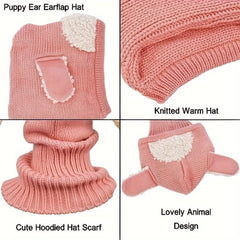 Children's 2 In 1 Hat And Scarf, Warm Keeping For Autumn And Winter